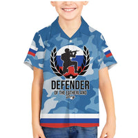 Russia Defender of the Fatherland Day Family Matching Mermaid Dress and Hawaiian Shirt 23th February LT17 - Wonder Print Shop