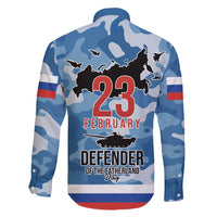 Russia Defender of the Fatherland Day Family Matching Short Sleeve Bodycon Dress and Hawaiian Shirt 23th February LT17 - Wonder Print Shop
