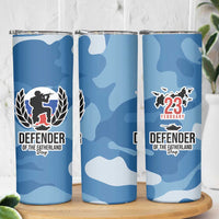 Russia Defender of the Fatherland Day Skinny Tumbler 23th February LT17 - Wonder Print Shop