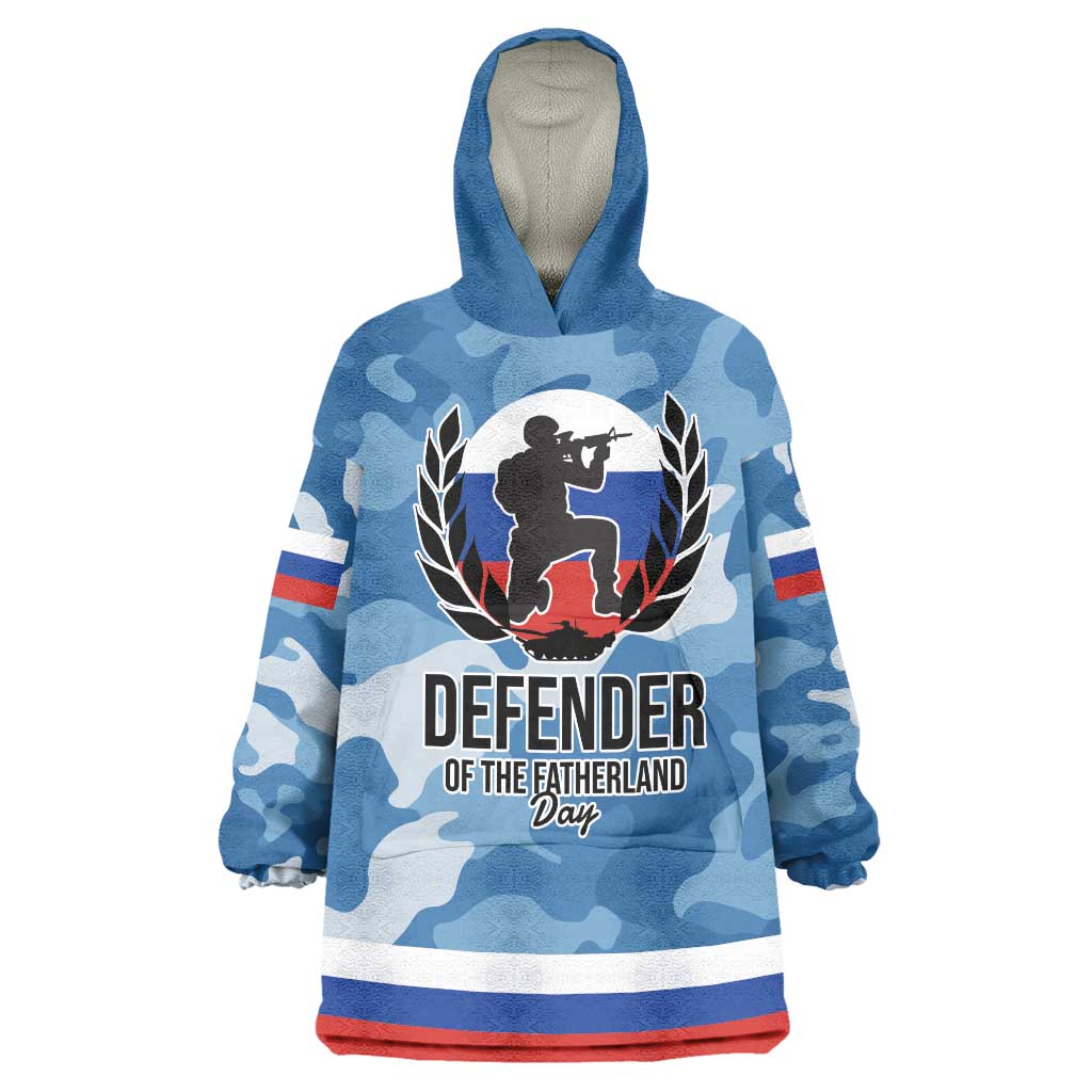 Russia Defender of the Fatherland Day Wearable Blanket Hoodie 23th February LT17 - Wonder Print Shop