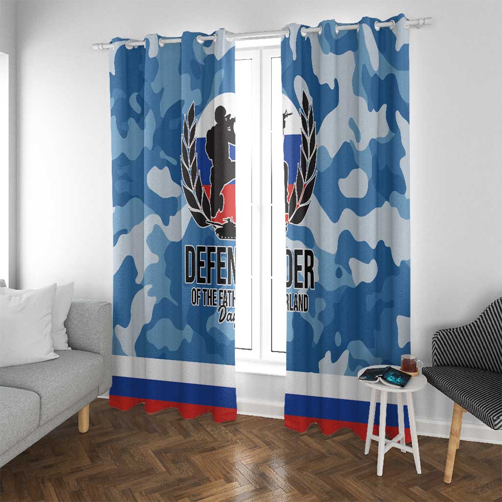 Russia Defender of the Fatherland Day Window Curtain 23th February LT17 - Wonder Print Shop