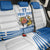 Custom Greece Basketball Champions Back Car Seat Cover Sporty Style with Eagle Mascot