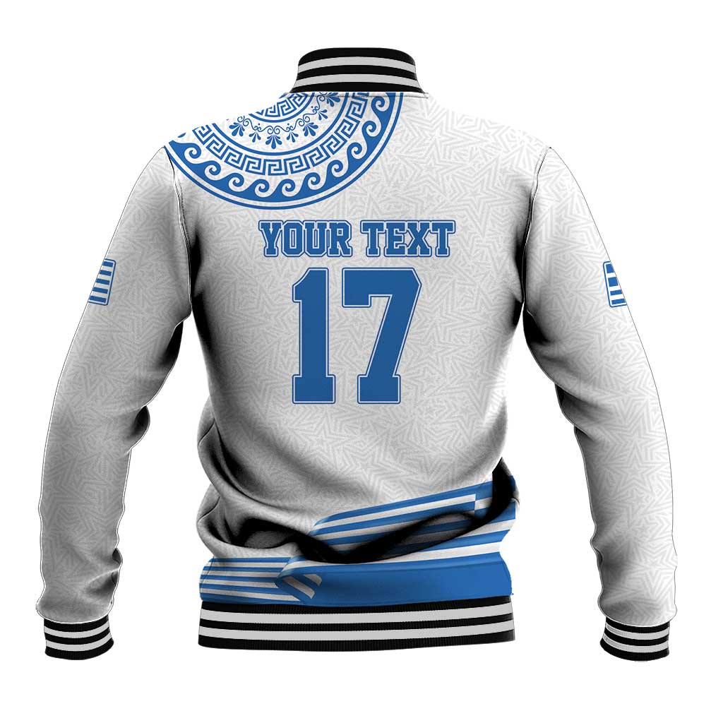 Custom Greece Basketball Champions Baseball Jacket Sporty Style with Eagle Mascot