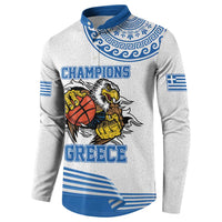 Custom Greece Basketball Champions Button Sweatshirt Sporty Style with Eagle Mascot