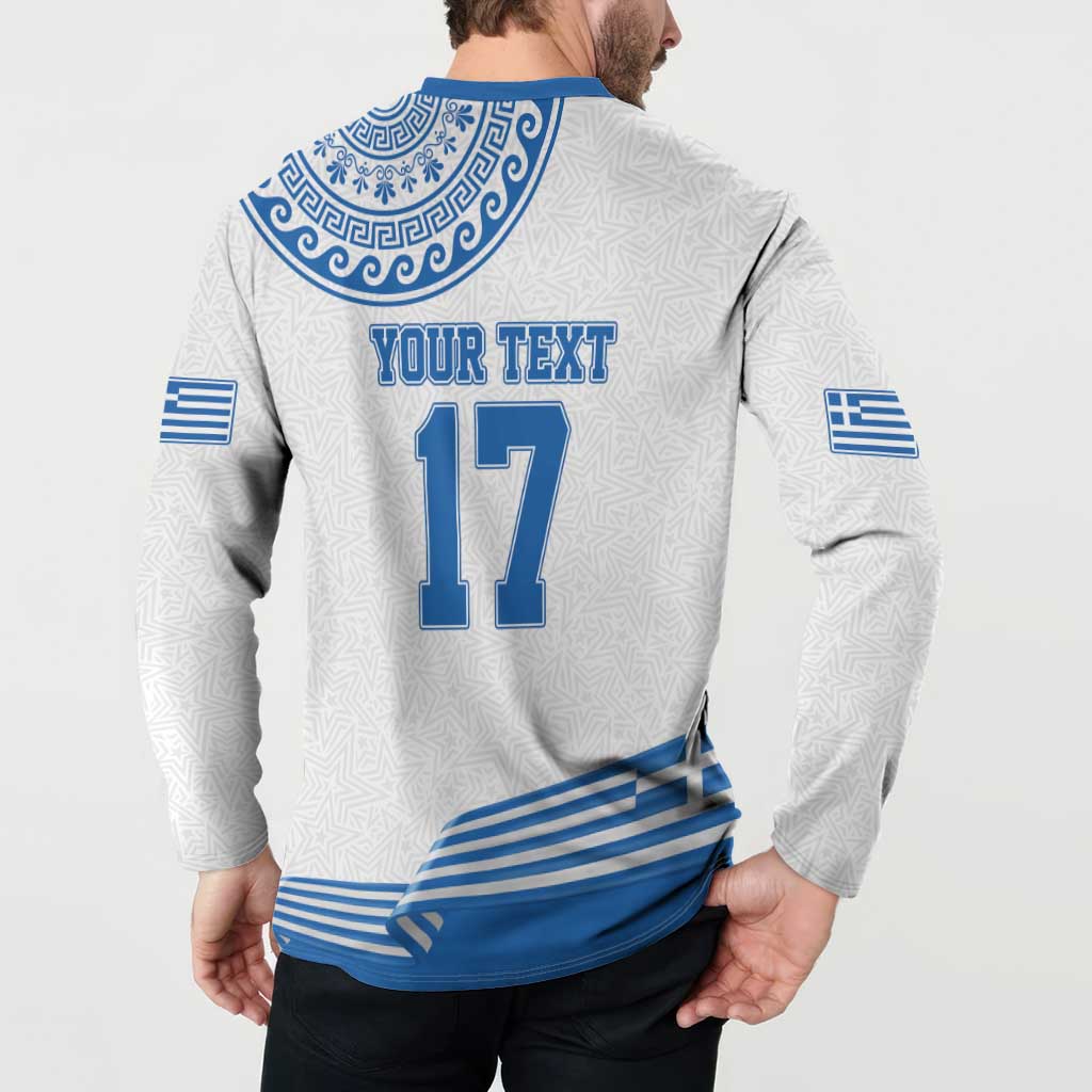 Custom Greece Basketball Champions Button Sweatshirt Sporty Style with Eagle Mascot