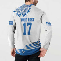 Custom Greece Basketball Champions Button Sweatshirt Sporty Style with Eagle Mascot