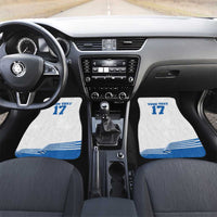 Custom Greece Basketball Champions Car Mats Sporty Style with Eagle Mascot