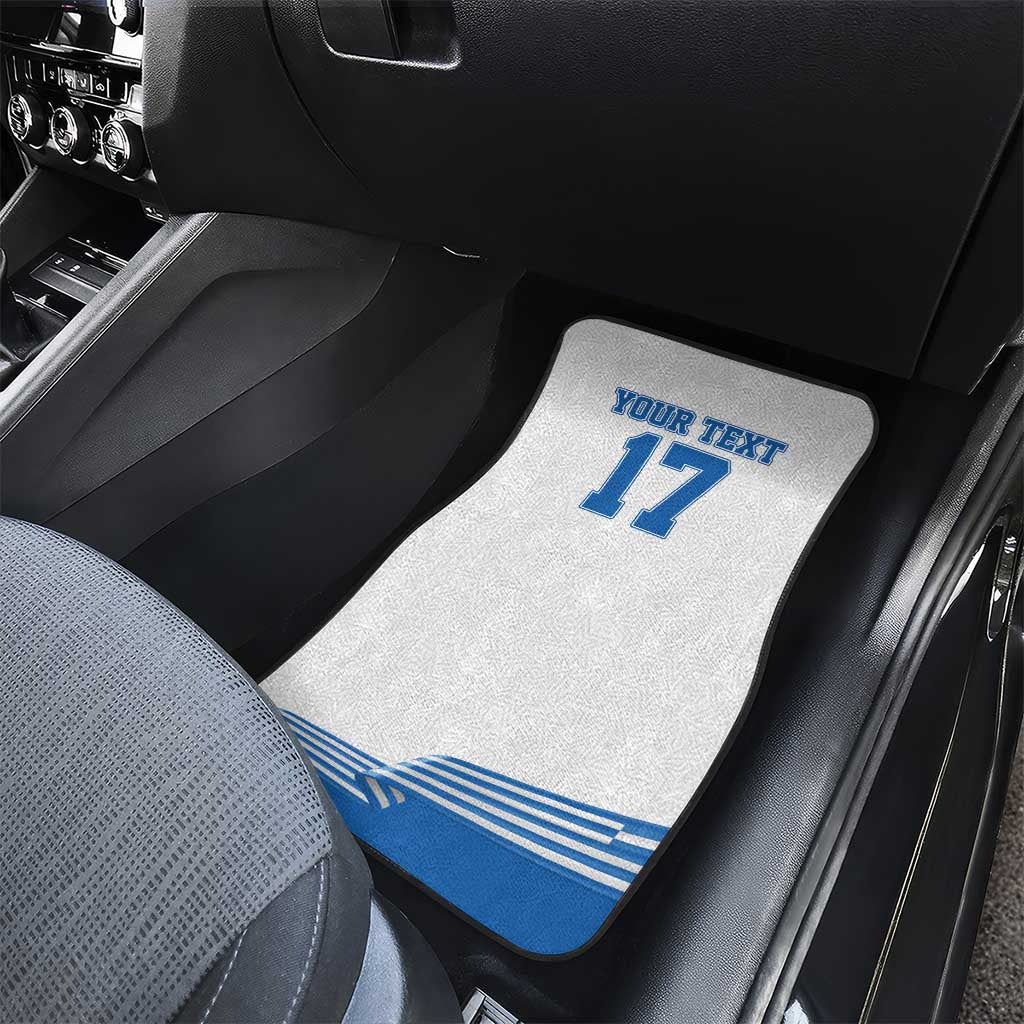 Custom Greece Basketball Champions Car Mats Sporty Style with Eagle Mascot
