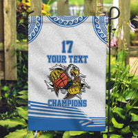 Custom Greece Basketball Champions Garden Flag Sporty Style with Eagle Mascot