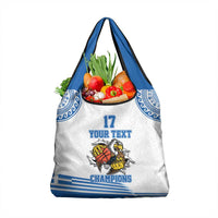 Custom Greece Basketball Champions Grocery Bag Sporty Style with Eagle Mascot