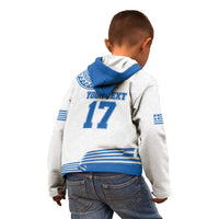 Custom Greece Basketball Champions Kid Hoodie Sporty Style with Eagle Mascot