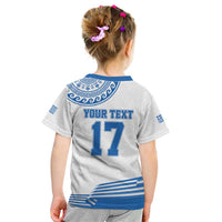 Custom Greece Basketball Champions Kid T Shirt Sporty Style with Eagle Mascot