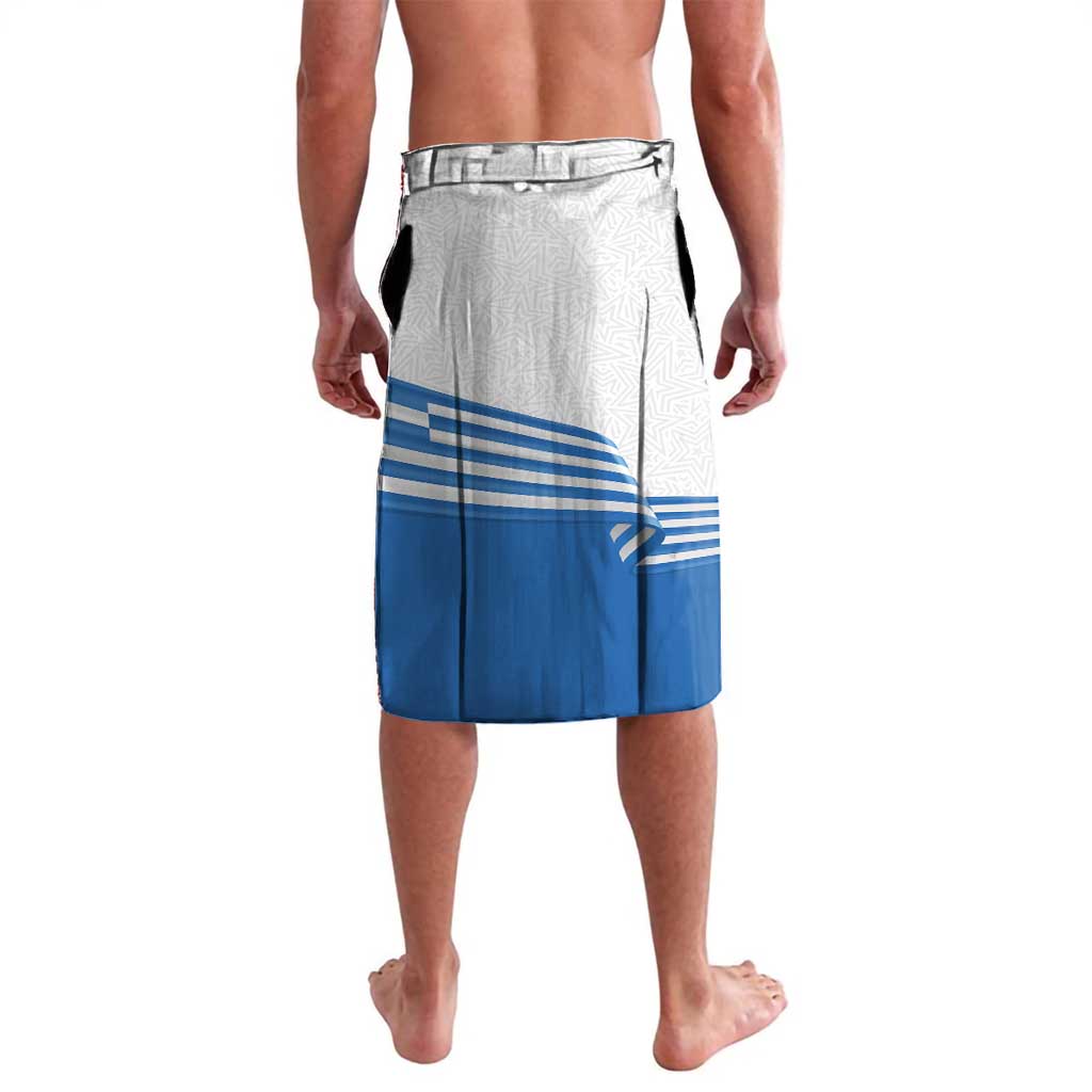 Custom Greece Basketball Champions Lavalava Sporty Style with Eagle Mascot