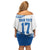 Custom Greece Basketball Champions Off Shoulder Short Dress Sporty Style with Eagle Mascot