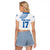 Custom Greece Basketball Champions Raglan Cropped T Shirt Sporty Style with Eagle Mascot