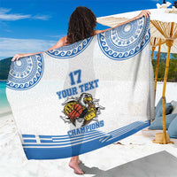 Custom Greece Basketball Champions Sarong Sporty Style with Eagle Mascot