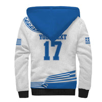 Custom Greece Basketball Champions Sherpa Hoodie Sporty Style with Eagle Mascot