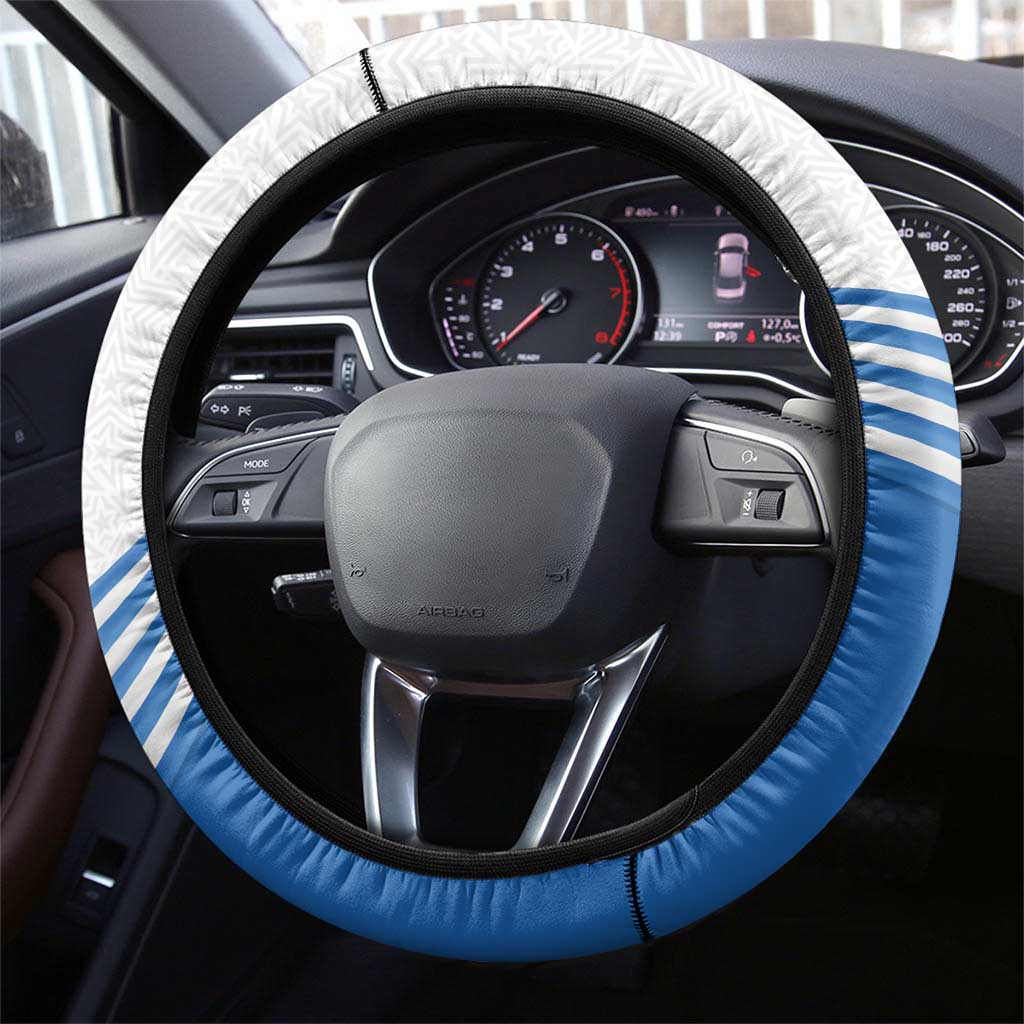 Greece Basketball Champions Steering Wheel Cover Sporty Style with Eagle Mascot