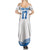 Custom Greece Basketball Champions Summer Maxi Dress Sporty Style with Eagle Mascot