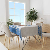 Custom Greece Basketball Champions Tablecloth Sporty Style with Eagle Mascot