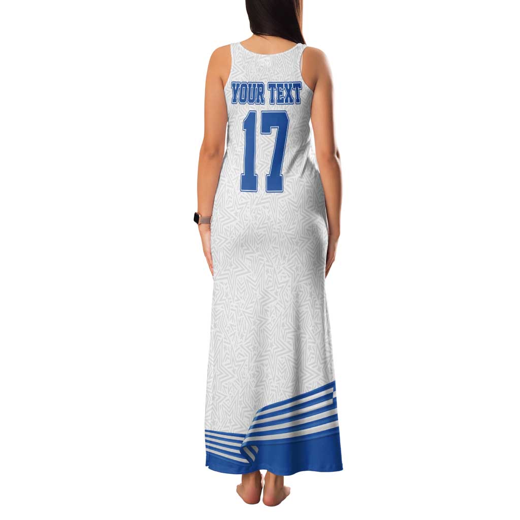 Custom Greece Basketball Champions Tank Maxi Dress Sporty Style with Eagle Mascot