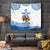 Custom Greece Basketball Champions Tapestry Sporty Style with Eagle Mascot