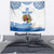 Custom Greece Basketball Champions Tapestry Sporty Style with Eagle Mascot