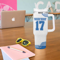 Custom Greece Basketball Champions Tumbler With Handle Sporty Style with Eagle Mascot