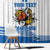 Custom Greece Basketball Champions Window Curtain Sporty Style with Eagle Mascot