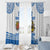 Custom Greece Basketball Champions Window Curtain Sporty Style with Eagle Mascot