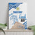Personalized Greece Greek Independence Day Canvas Wall Art Dolphin and Parthenon