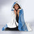 Personalized Greece Greek Independence Day Hooded Blanket Dolphin and Parthenon