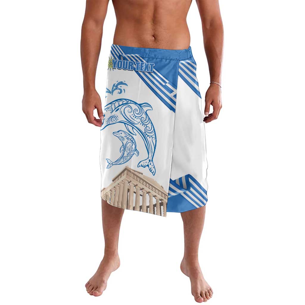 Personalized Greece Greek Independence Day Lavalava Dolphin and Parthenon