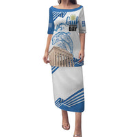 Personalized Greece Greek Independence Day Puletasi Dolphin and Parthenon