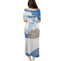 Personalized Greece Greek Independence Day Puletasi Dolphin and Parthenon
