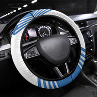 Greece Greek Independence Day Steering Wheel Cover Dolphin and Parthenon