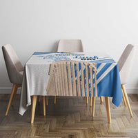 Personalized Greece Greek Independence Day Tablecloth Dolphin and Parthenon
