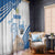 Personalized Greece Greek Independence Day Window Curtain Dolphin and Parthenon