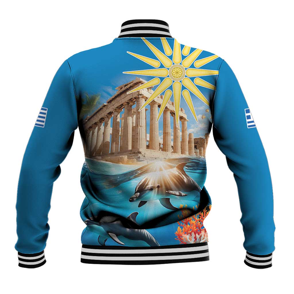 Greece Independence Day 25th March Baseball Jacket Scenery in Greece