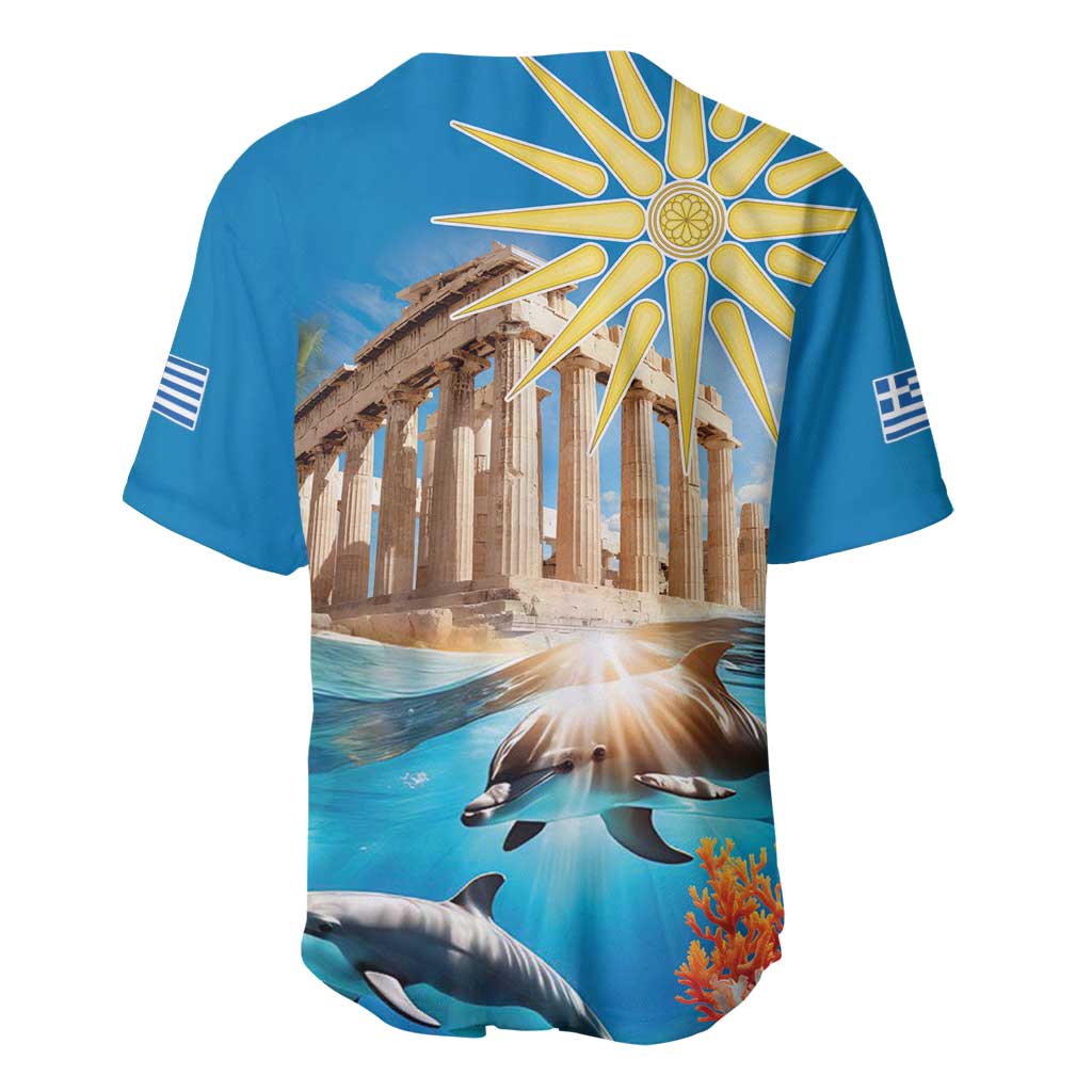 Greece Independence Day 25th March Baseball Jersey Scenery in Greece