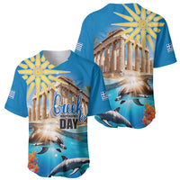 Greece Independence Day 25th March Baseball Jersey Scenery in Greece