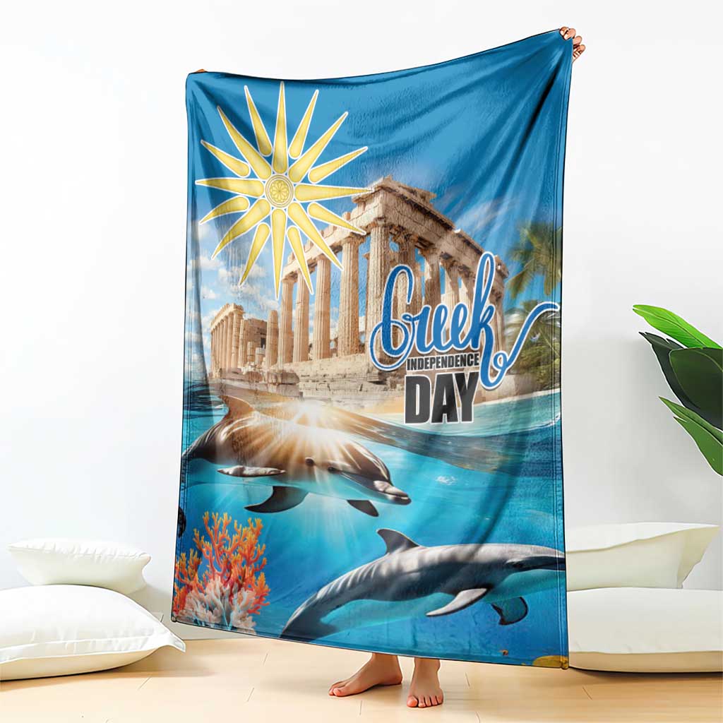 Greece Independence Day 25th March Blanket Scenery in Greece