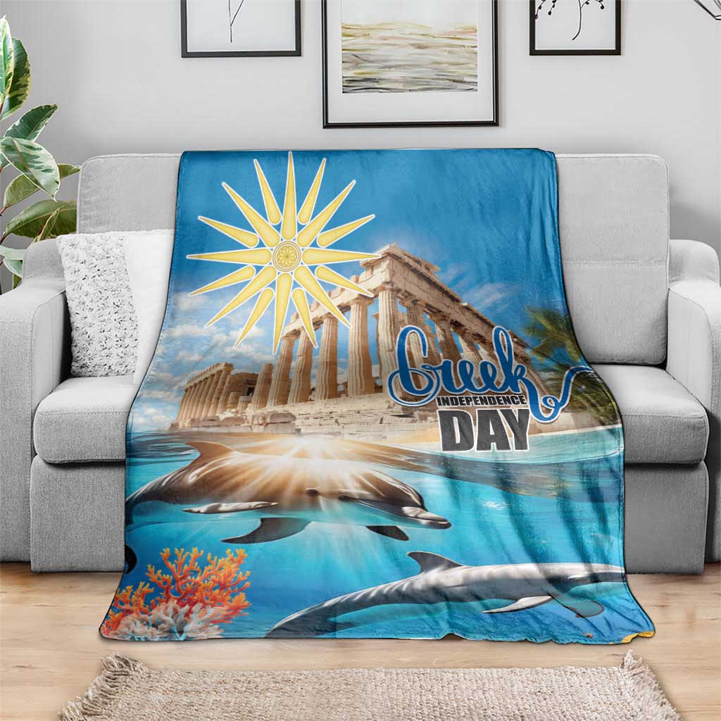 Greece Independence Day 25th March Blanket Scenery in Greece