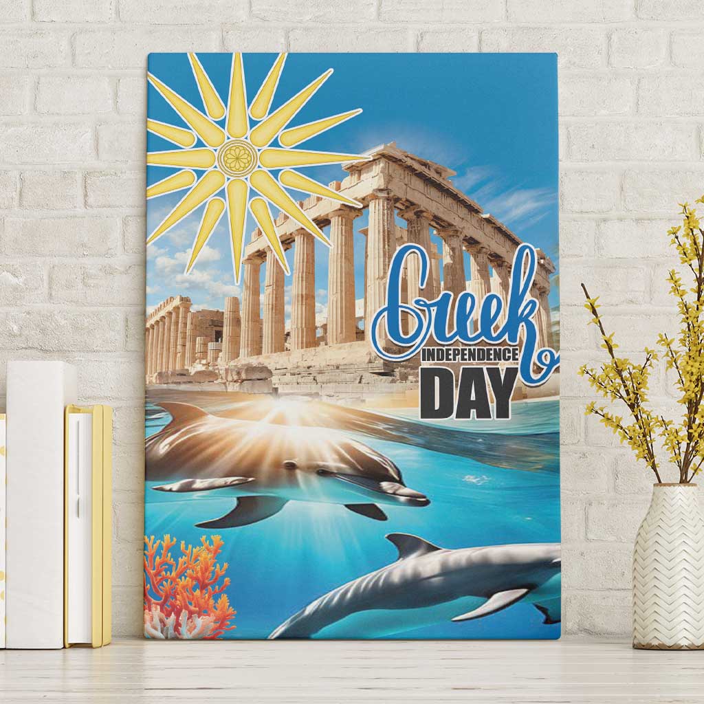 Greece Independence Day 25th March Canvas Wall Art Scenery in Greece