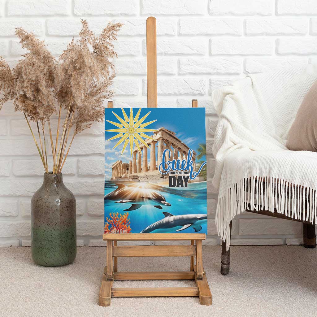 Greece Independence Day 25th March Canvas Wall Art Scenery in Greece