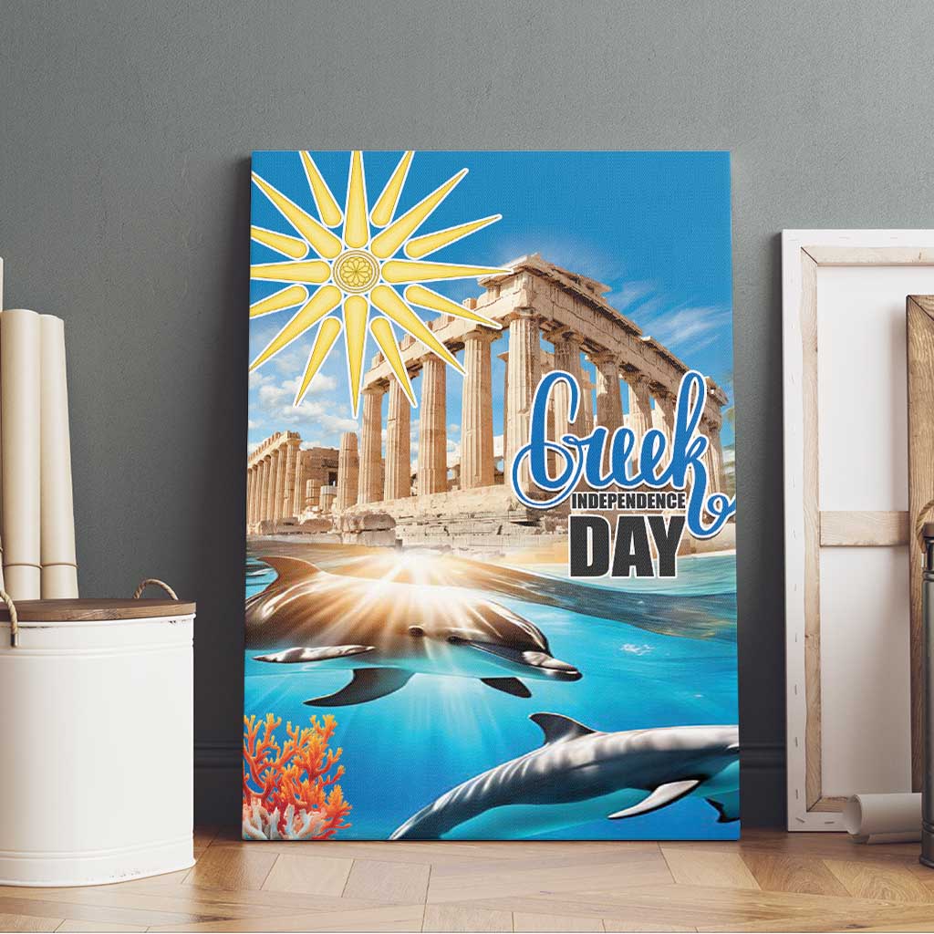 Greece Independence Day 25th March Canvas Wall Art Scenery in Greece