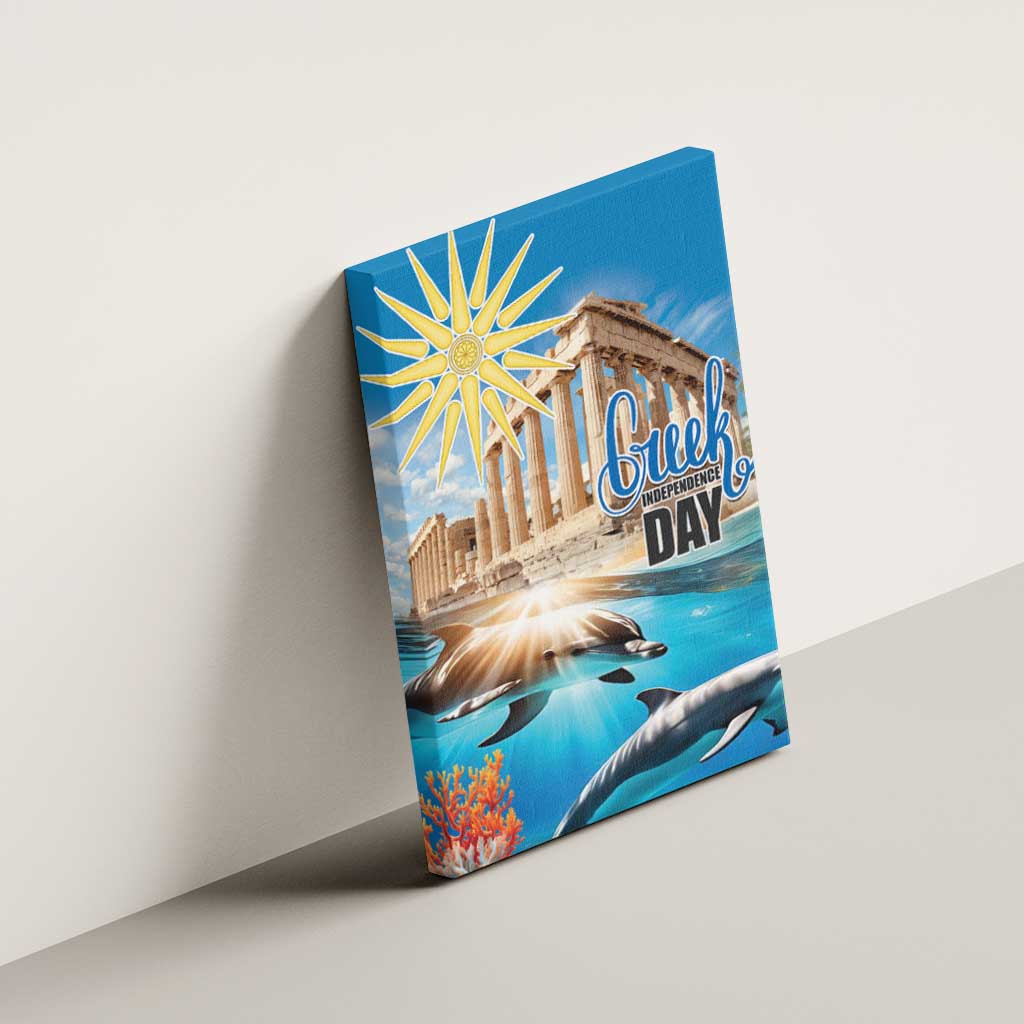 Greece Independence Day 25th March Canvas Wall Art Scenery in Greece