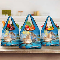 Greece Independence Day 25th March Grocery Bag Scenery in Greece