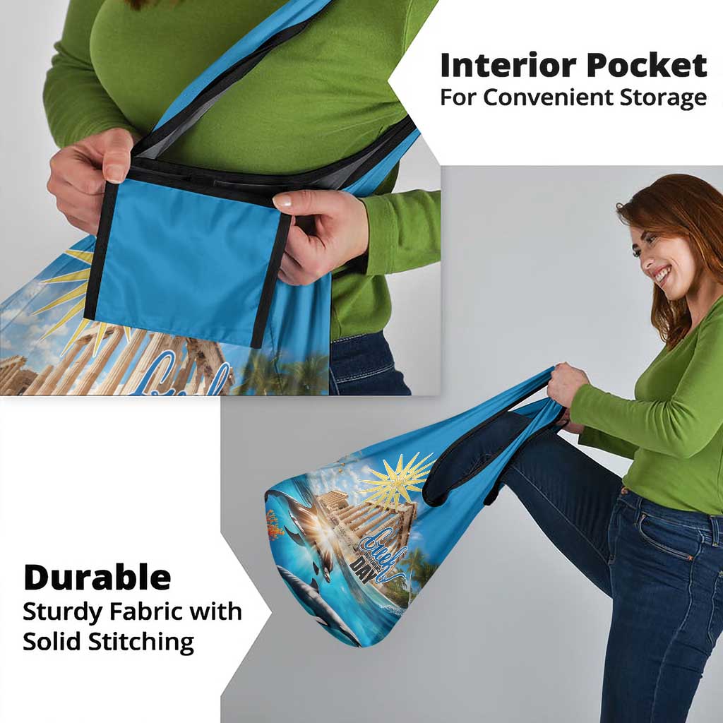 Greece Independence Day 25th March Grocery Bag Scenery in Greece