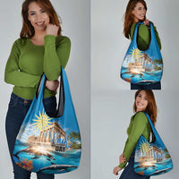 Greece Independence Day 25th March Grocery Bag Scenery in Greece